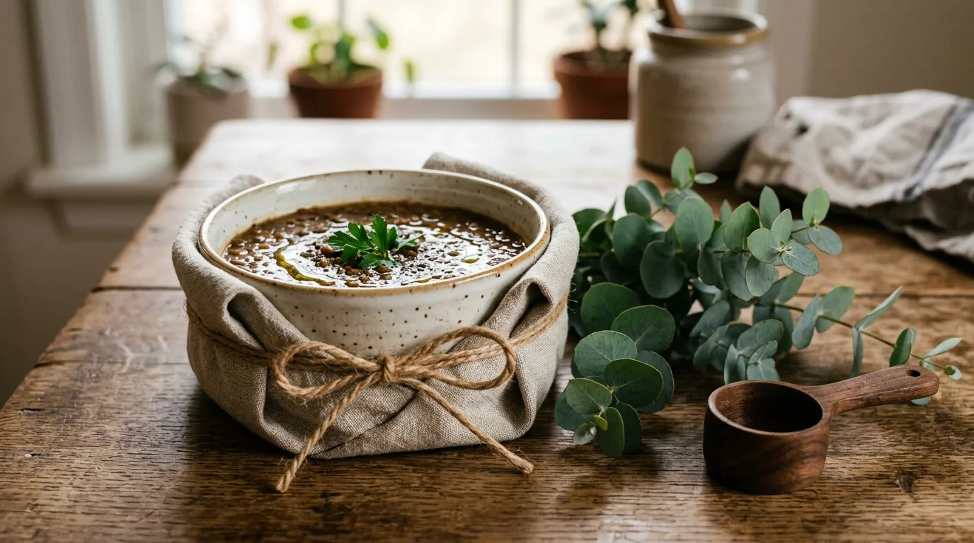 Vegane High Protein Linsensuppe