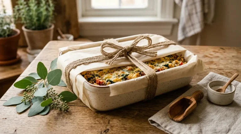 Protein Auflauf mit Hähnchen