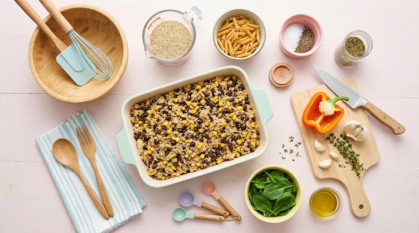 Zutaten für den Protein Auflauf