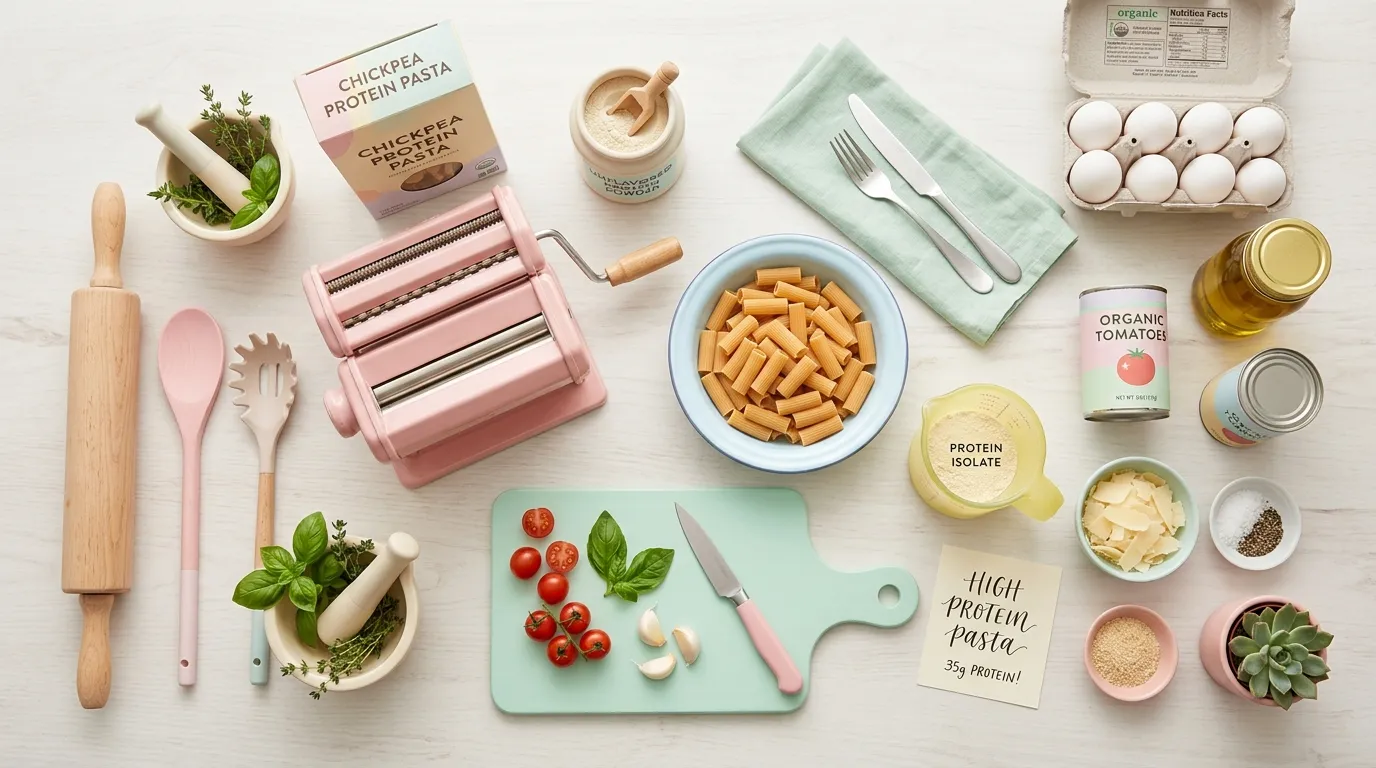 Die cremige Soße für die Protein Pasta