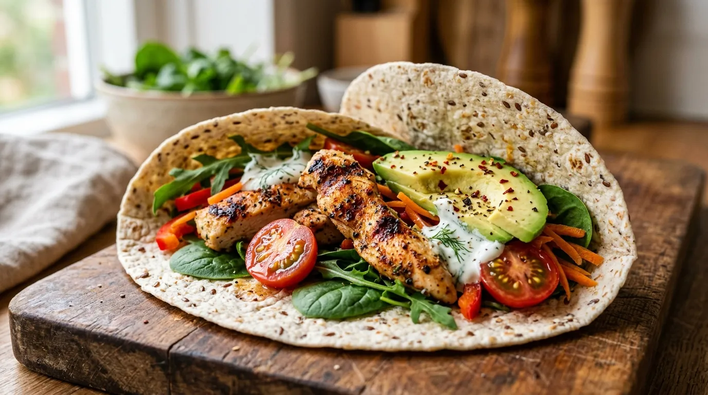 Zutaten für Linsen Wraps