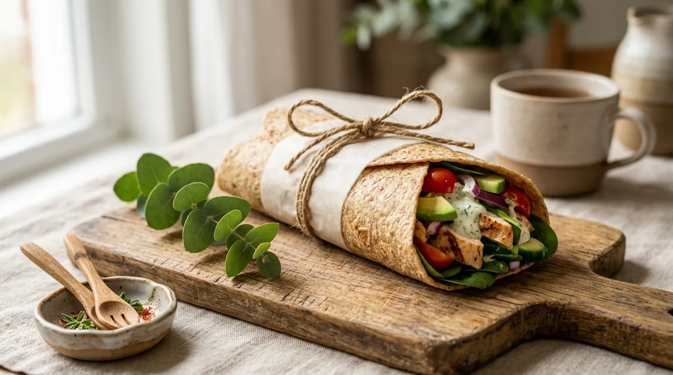 Pürierter Linsenteig für die Wraps