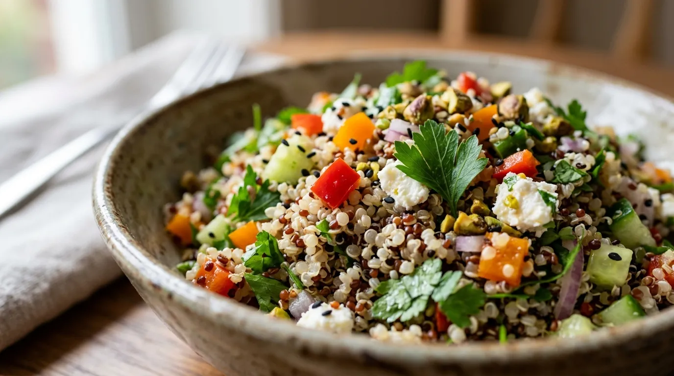 Zutaten für den Quinoa Salat